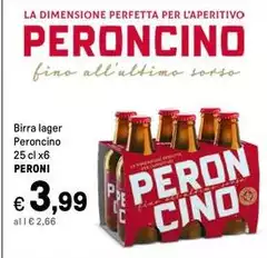 Peroni - Birra Lager Peroncino