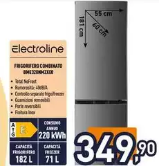 Electroline - Frigorifero Combinato BME30N4NZKED