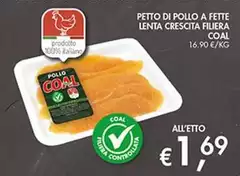 Coal - Petto Di Pollo A Fette Lenta Crescita Filiera