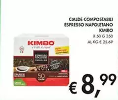 Kimbo - Cialde Compostabili Espresso Napoletano