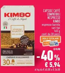 Kimbo - Capsule Caffè Compatibili Nespresso