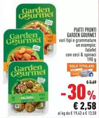Garden gourmet - Piatti Pronti