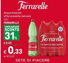 Ferrarelle - Acqua Minerale Effervescente Naturale