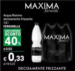 Ferrarelle - Acqua Maxima Decisamente Frizzante