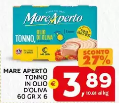 Mare Aperto - Tonno In Olio D'oliva