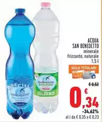 San Benedetto - Acqua