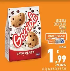 Pavesi - Gocciole Chocolate