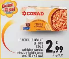 Bassi - Le Ricette, Le Insalate Di Tonno