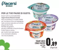 Conad - Yogurt Greco Piacersi