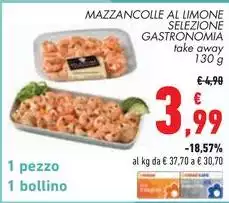Gastronomia umbra - Mazzancolle Al Limone Selezione