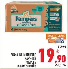 Pampers - Pannolini, Mutandino Baby-Dry