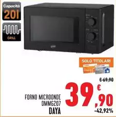 Daya - Forno Microonde