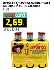 Brasilena - /Gassosa/Acqua Tonica Ml 180x6 In Vetro