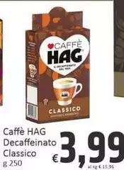 Hag - Caffè Decaffeinato Classico