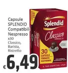 Splendid - Capsule Compatibili Nespresso