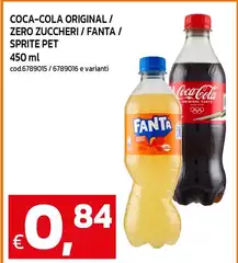 Coca Cola - Original/ Zero Zuccheri/Fanta/ Sprite Pet