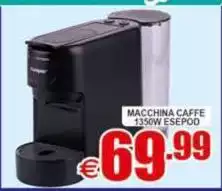 Macchina Caffe 1350W Esppod