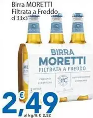 Moretti - Birra Filtrata A Freddo