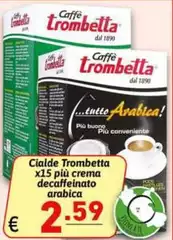 Cialde X15 Più Crema Decaffeinato Arabica