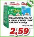 Piu - Cialde X15  Crema-Dek-Arabica
