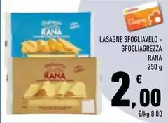 Rana - Lasagne Sfogliavelo- Sfogliagrezza