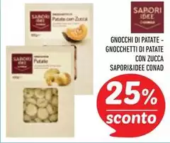 Conad - Gnocchi Di Patate - Gnocchetti Di Patate Con Zucca Sapori&Idee