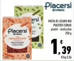 Conad - Pasta Di Legumi Bio Piacersi