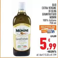 Monini - Olio Extra Vergine Di Oliva Granfruttato