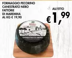 Fattorie Di Maremma - Formaggio Pecorino Canestrato Nero