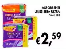 Lines - Assorbenti Seta Ultra