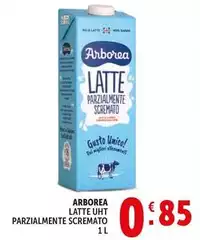 Arborea - Latte UHT Parzialmente Scremato