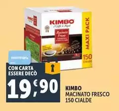 Kimbo - Macinato Fresco 150 Cialde