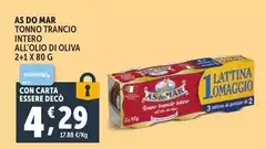 Asdomar - Tonno Trancio Intero All'Olio Di Oliva