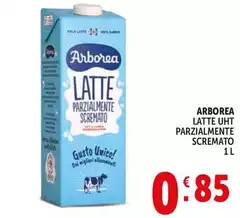 Arborea - Latte UHT Parzialmente Scremato