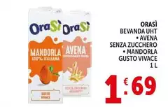 Orasi - Bevanda UHT Avena Senza Zucchero 