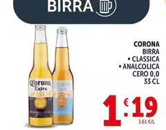 Corona Extra - Birra Classica/ Analcolica Cero 0.0