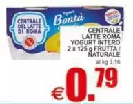 Centrale latte brescia - Latte Roma Yogurt Intero Frutta