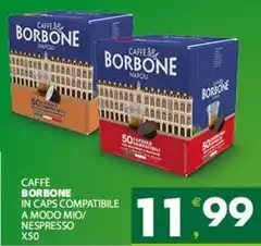 Caffe borbone - Caffè In Caps Compatibile A Modo Mio/Nespresso