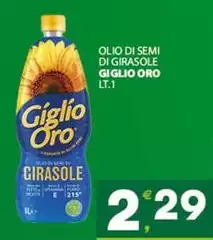 Giglio oro - Olio Di Semi Di Girasole
