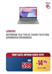 Lenovo - Notebook 15,6" Fhd 15-13420h 16+512gb 83eM000six 83eM0005IX