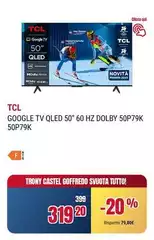 TCL - Tv Qled 50" Hz Dolby 50P79K