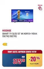 Hisense - Smart Tv Qled 55" 4k Hdr10+ Vidaa 55e79q 55e79q