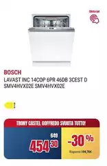 Bosch - Lavast Inc 14cop 6pr 46db 3Cest D SMV4HVX02E SMV4HVX02E