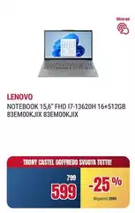 Lenovo - Notebook 15.6" Fhd 17-1362h 16+512gb