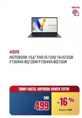 Asus - Notebook 15.6" Fhd I5-12ou 16+512gb F1504va-bq126w F1504va-bq126w