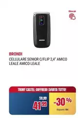 Brondi - Cellulare Senior C/Flip 2,4" Amico Leale Brondi - Cellulare Senior C/Flip 2,4" Amico Leale