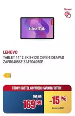 Lenovo - Tablet 11" 2.5k 8+128 C/pen Ideapad ZAFR0405SE ZAFR0405SE