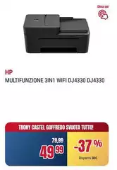 HP - Multifunzione 3in 1 Wifi Dj4330 Dj4330