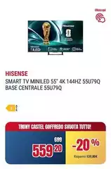 Hisense - Smart Tv Miniled 55" 4k 144hz 55u79q