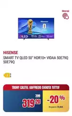 Hisense - Smart Tv Qled 50" Hdr10+ Vidaa 50E79Q